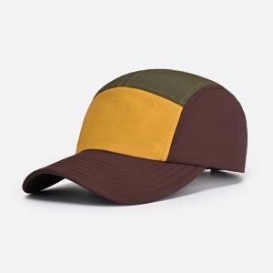 Multi-Colored Patchwork Basic Camper Cap