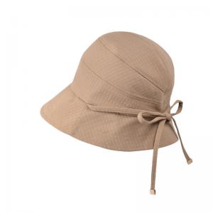 Bow Tie Strap Bucket Hat with Windproof Rope